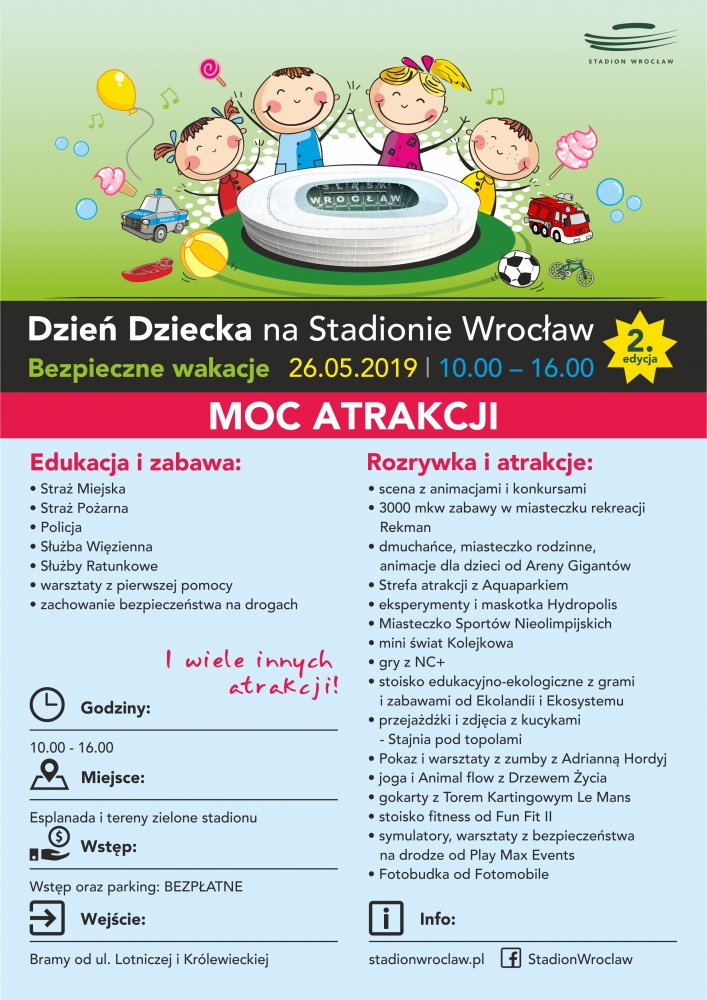 Dzień Dziecka na Stadionie Wrocław - 26.05.2019